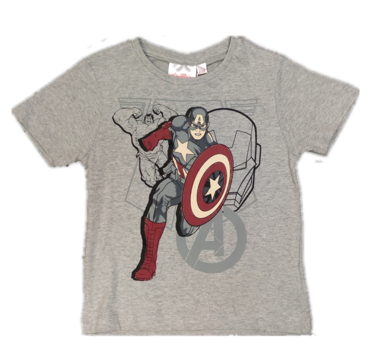 Avengers T-Shirt Hellgrau